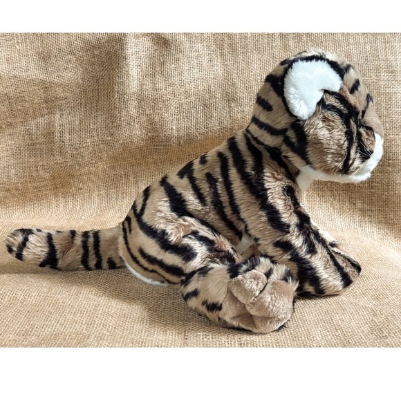 Vintage Wildlife Artists Plush Tiger Stuffed Animal Floppy Soft Toy Wild Cat - Picture 5 of 8